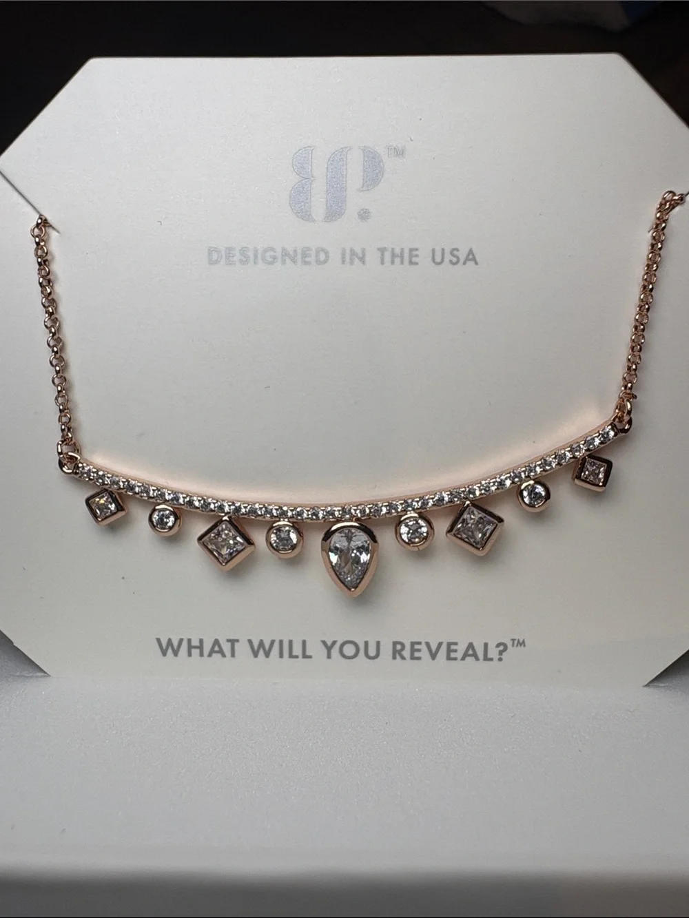Bomb Party - OG Necklace - Exclusive Bringback - Diamond CZ - Rose Gold